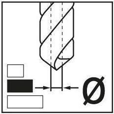Wiertło FORMAT GT Wiertło pełnowęglikowe HPC, typ UNI, z chłodzeniem wewnętrznym, 8 x D FORMAT GT 9