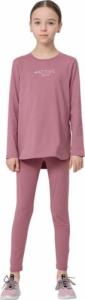 4f Legginsy 4F HJL22-JLEG001 60S HJL22-JLEG001 60S czerwony 158 cm 3