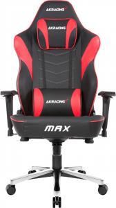 Fotel AKRacing Master MAX czarno-czerwony (AK-MAX-BK-RD) 1