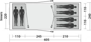 Namiot turystyczny Easy Camp Huntsville Twin 600 zielony 11