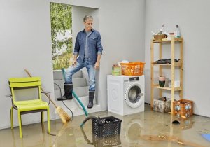 Gardena GARDENA High Water Set 9000, Submersible / Pressure Pump (black/turquoise, 300 Watt) 2