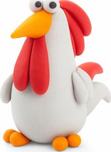 Tm Toys Hey Clay - Masa plastyczna do lepienia ptaków z farmy 7