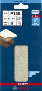 Bosch Bosch Expert M480 mesh sanding sheet 80 x 133mm, K150 (10 pieces, for orbital sanders) 2