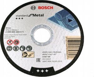 Bosch Bosch cutting disc Standard for Metal 115 x 1.6 mm (A 60 T BF) 3