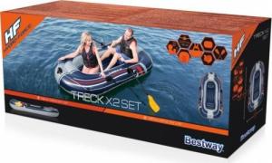 Bestway Ponton Inflatable Set "trek X 2" (orange / black, 255cm x 127cm x 36cm) 8