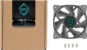 Wentylator Iceberg IceGALE Xtra 80 mm Szary (ICEGALE08D-B0A) 4