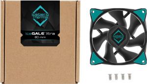 Wentylator Iceberg IceGALE Xtra 80 mm Czarny (ICEGALE08D-C0A) 4
