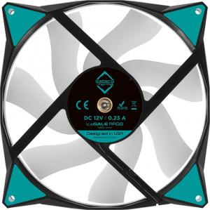 Wentylator Iceberg IceGALE ARGB 140 mm Czarny (ICEGALE14A-E0A) 4