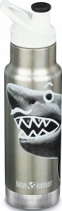 Klean Kanteen Kid Kanteen Classic Narrow VI (Sport Cap), 355ml, Mr. Shark 1