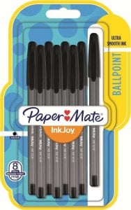 Paper Mate PAPER MATE Kugelschreiber InkJoy 100 Kappe 8St. M Schwarz 1