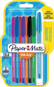 Paper Mate PAPER MATE Kugelschreiber InkJoy 100 Kappe 8er M 1.0mm Blister 1