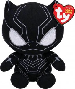 TY Ty Marvel Avengers Black Panther Soft Toy (15 cm) 1