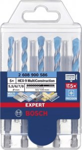 Wiertło Bosch Bosch Expert HEX-9 MultiConstruction drill set, 5 pieces (O 5.5 / 6 / 7 / 8mm) 1