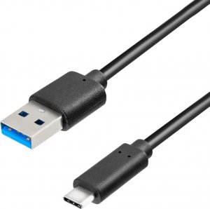 Kabel USB EFB USB-A - USB-C 1 m Czarny (K5282-3ASW.1) 1