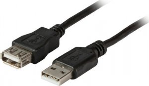 Kabel USB EFB USB-A - USB-A 0.5 m Czarny (K5428SW.0,5V2) 1