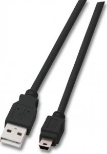 Kabel USB EFB USB-A - miniUSB 0.5 m Czarny (K5250SW.0,5V2) 1