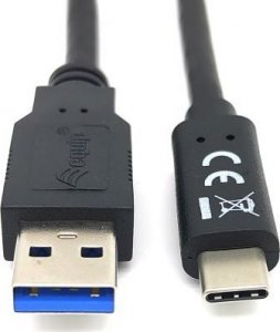 Kabel USB Equip USB-A - USB-C 2 m Czarny (128344) 3