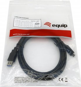 Kabel USB Equip USB-A - USB-C 2 m Czarny (128344) 7