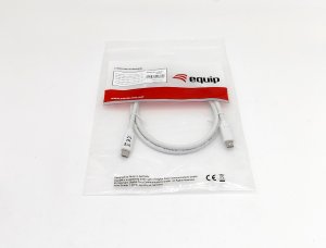Kabel USB Equip USB-C - USB-C 1 m Biały (128361) 3
