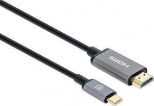 Kabel USB Manhattan USB-C - HDMI 2 m Czarny (153607) 2