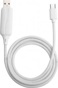 Kabel USB Q-BIT USB-A - microUSB 0.9 m Biały (231036) 1