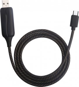 Kabel USB Q-BIT USB-A - microUSB 0.9 m Czarny (231043) 1