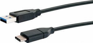 Kabel USB Schwaiger USB-A - USB-C 0.5 m Czarny (LK050C 533) 2