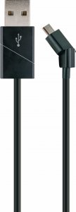 Kabel USB Schwaiger USB-A - microUSB 1.2 m Czarny (LKW120M533) 1