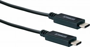 Kabel USB Schwaiger USB-C - USB-C 1 m Czarny (LK101C531) 3