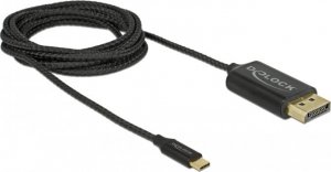 Kabel USB Delock USB-C - DisplayPort 2 m Czarny (83710) 1