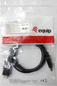 Kabel Equip DisplayPort - HDMI 2m czarny (119390) 4