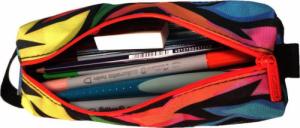 Piórnik Herlitz herlitz Faulenzer quattro grey melange/lemon 4