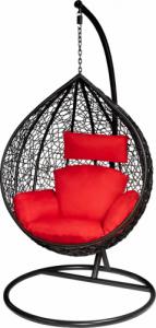 JGB Home JGB Kokon - Czarny fotel wiszący XXL 1