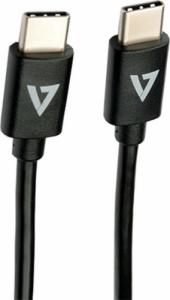 Kabel USB V7 USB-C - USB-C 2 m Czarny (V7USB2C-2M) 1