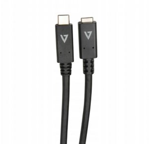 Kabel USB V7 USB-C - USB-C 2 m Czarny (V7UC3EXT-2M) 1