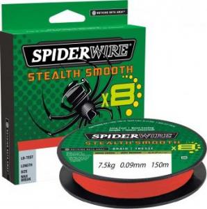 Spiderwire Plecionki Spiderwire Stealth Smooth 8 Red 150m 0,09 mm 1