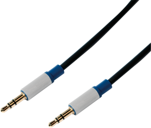 Kabel LogiLink Jack 3.5mm - Jack 3.5mm 3m czarny (BASC30) 1
