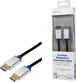 Kabel LogiLink DisplayPort - DisplayPort 1.5m srebrny (BDPM15) 4