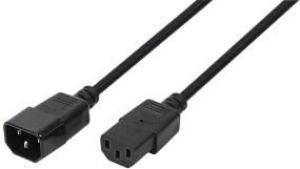Kabel zasilający LogiLink Przedłużacz kabla zasilającego LogiLink CP091 IEC 60320 VDE czarny 1,8m - CP091 1