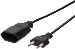 LogiLink Przedłużacz kabla zasilającego LogiLink CP124 Euro CEE 7/16 czarny 3m - CP124 1