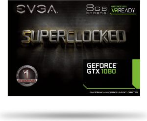 Karta graficzna EVGA GeForce GTX1080 SC Gaming ACX 3.0 8GB GDDR5X (256 Bit) DVI, HDMI, 3xDP, BOX (08G-P4-6183-KR) 8