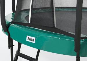 Trampolina ogrodowa Salta ogrodowa First Class z siatką wewnętrzną 8 FT 251 cm zielona 2