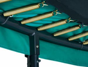 Trampolina ogrodowa Salta ogrodowa First Class z siatką wewnętrzną 8 FT 251 cm zielona 5