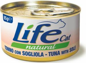 Life Pet Care LIFE CAT pusz.85g TUNA + SOLA /24 1
