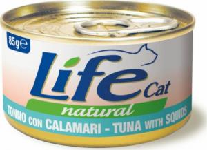Life Pet Care LIFE CAT pusz.85g TUNA + SQUIDS CALAMARI /24 1