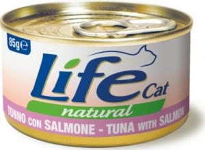 Life Pet Care LIFE CAT pusz.85g TUNA + SALMON /24 1