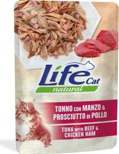 Life Pet Care LIFE CAT sasz.70g TUNA + BEEF + HAM /30 1