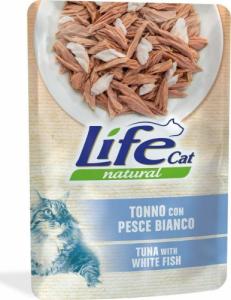 Life Pet Care LIFE CAT sasz.70g TUNA + WHITE FISH /30 1