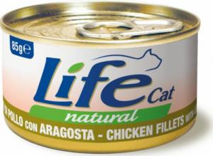 Life Pet Care LIFE CAT puszka 85g CHICKEN + LOBSTER FILLETS 1