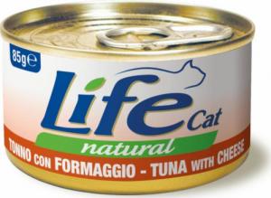 Life Pet Care LIFE CAT pusz.85g TUNA + CHEEZE /24 1
